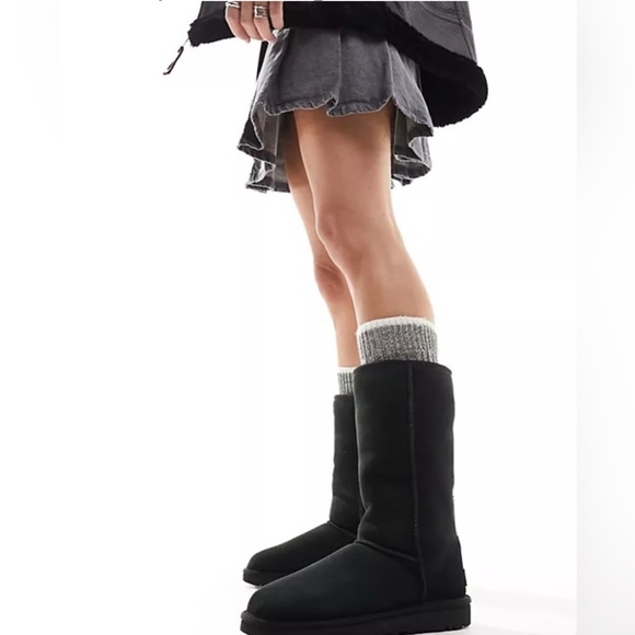 WOMENS UGG TALL CLASSIC SHEEP FUR BOOTS - Picture 6 of 6